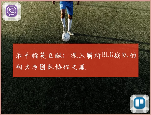 和平精英巨献：深入解析BLG战队的耐力与团队协作之道